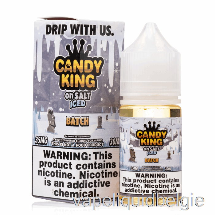 Vape Vloeibare Ijsbatch - Candy King Op Zout - 30 Ml 50 Mg
